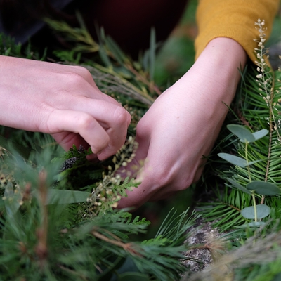 Festive wreath making workshops